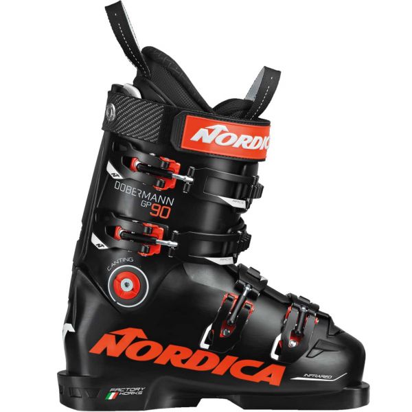Nordica Dobermann GP 90 Black -Negozio Di Attrezzatura Da Sci 22 dm gp