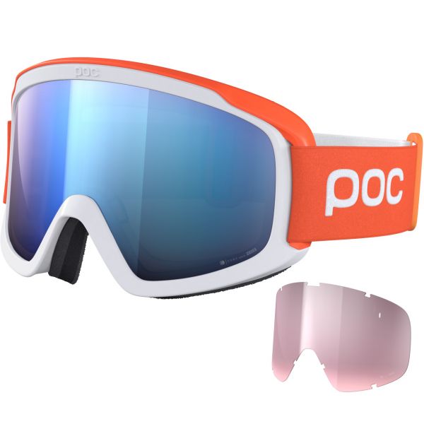 POC Opsin Clarity Comp Flo Orange/hydro White/spektris Blue + Lente Di Riserva -Head Sci Negozio 21 opsin clarity comp 40802
