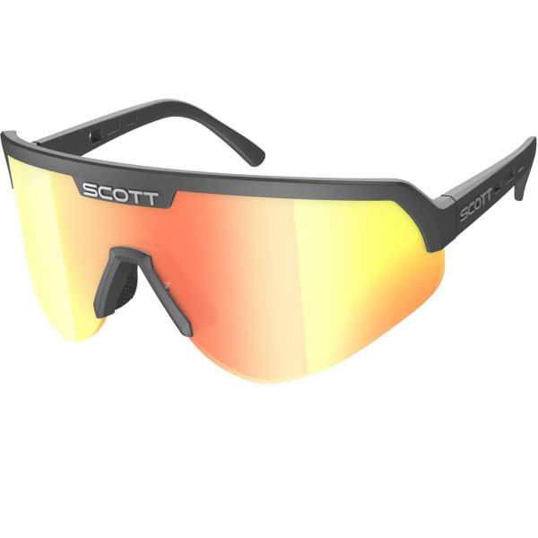 Scott Sport Shield Sunglasses Black/red Chrome -Negozio Di Attrezzatura Da Sci 21 sport shield 281188