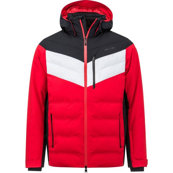 Head Uomo Giacca da sci FREEDOM rosso nero