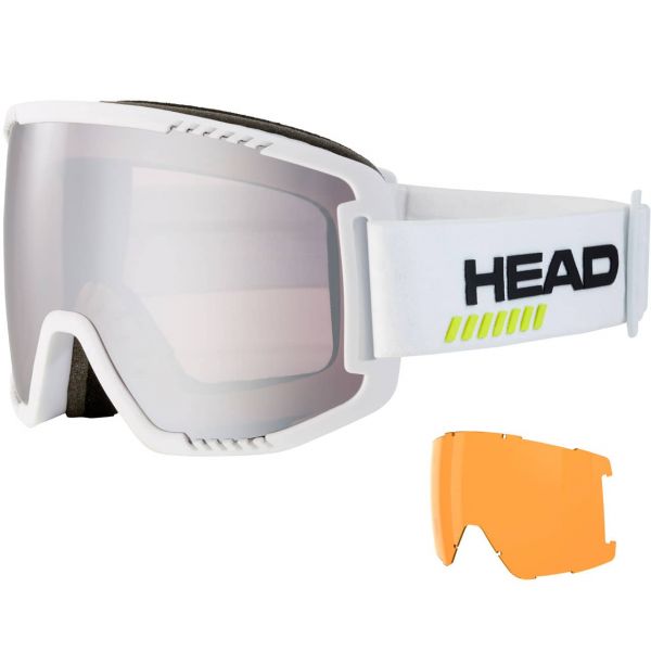 Head Contex Pro 5K Race Chrome/white + Lente Di Ricambio -Head Sci Negozio 22 contex pro 5k