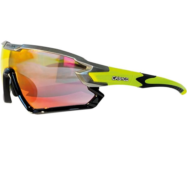 Casco SX-34 Carbonic Schwarz-neongelb -Head Sci Negozio 21 sx 34 carbonic 09 1313